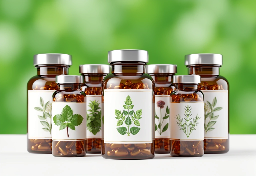 Natural supplement display